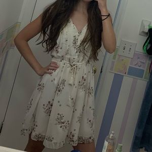 White brand new Abercrombie dress!!